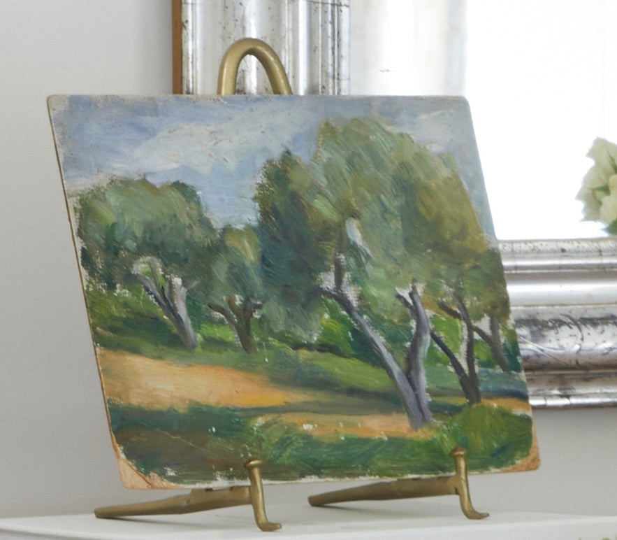 Found for the Home Vintage Post Impressionist Oil Painting